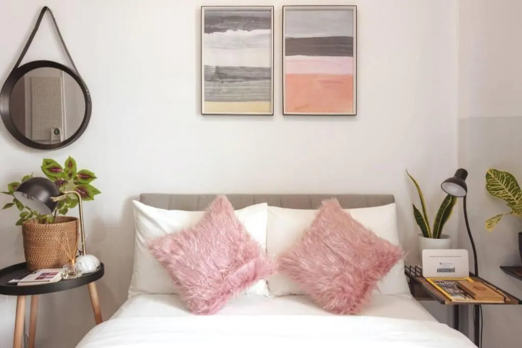 Apartment Nature Inspired Studio Suite Near Edsa Greenfield Manila