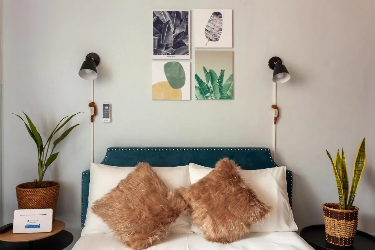 Apartment Nature Inspired Studio Suite Near Edsa Greenfield Manila