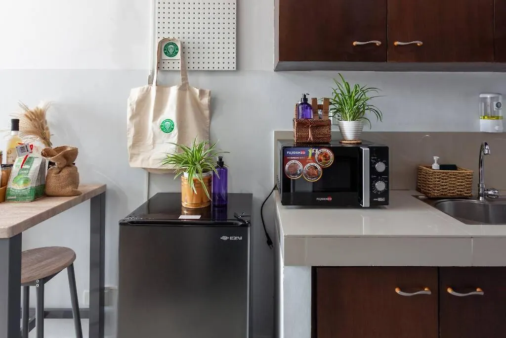 아파트 Nature Inspired Studio Suite Near Edsa Greenfield 마닐라
